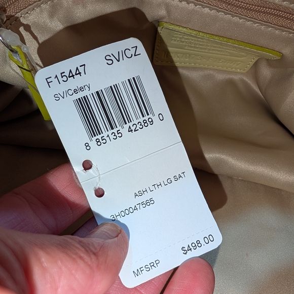 Coach LRG Vintage Ashley Convertible satchel handbag Shoulder purse 15447 Celery - Picture 2 of 14